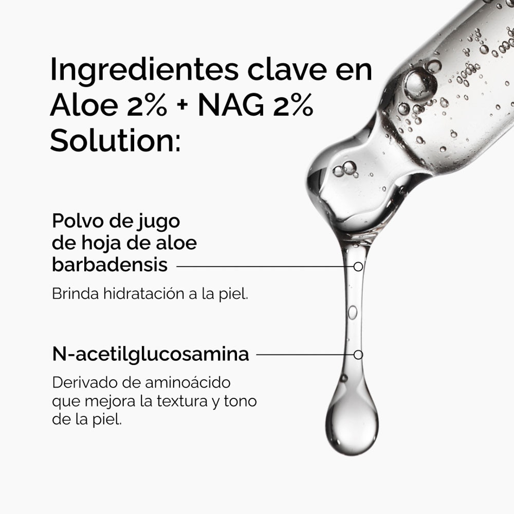 ALOE 2% + NAG SOLUTION  (SUERO PARA TRATAMIENTOS POST ACN&Eacute; CON ALOE)